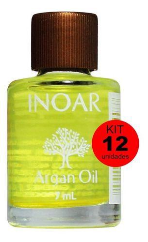 12 Ampolas de Óleo de Tratamento Argan Oil 7ml - Inoar