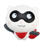 12 cent¨ªmetros Man Panda bonito Perfumado desenhos animados mole Charme lenta Nascente Squeeze Charme Toy