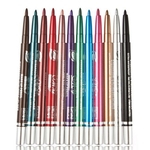 12 Cor / caixa Glitter Eye Liner Pen Waterproof Pigment Eyeiner Pen Beginner Eye Maquiagem Cosméticos