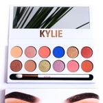 12 cores da sombra maquiagem cosméticos Matte Shimmer Sombra Palette Set Com Espelho Sombra