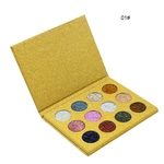 12 cores Glitter Paleta Shimmer Ultra Maquiagem pigmentado Sombra
