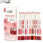 12 cores liner Lip Waterproof das mulheres lápis Professional Longa Duração Ferramentas Cosméticos