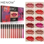 12 cores Matte Velvet Lip Balm Batom de Longa Duração impermeável sem desbotar Batom por Mulheres