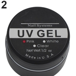 1 Garrafa Transparente UV Nail Gel Manicure Ferramenta UV Builder Extension Gel Nail Art