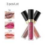 12 Hidratante Cor Velvet Matte Lip Gloss Combinação Impermeável 3/6Conjunto de pcs