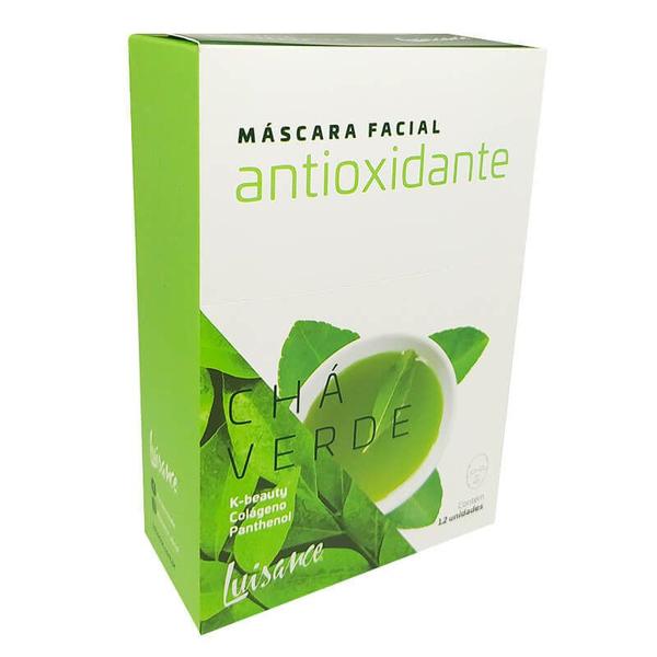 12 Máscaras Facial Antioxidante Luisance Chá Verde K-Beauty Colágeno