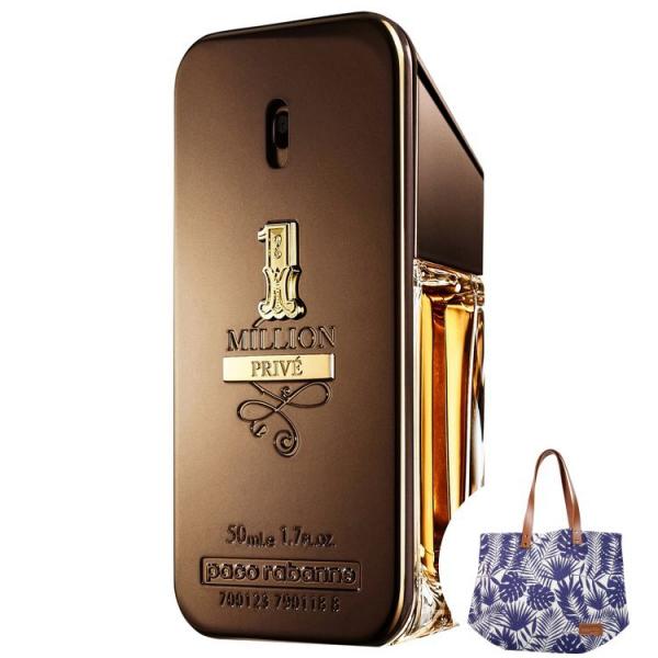 1 Million Privé Paco Rabanne Eau de Parfum - Perfume Masculino 50ml+Bolsa Estampada Beleza na Web