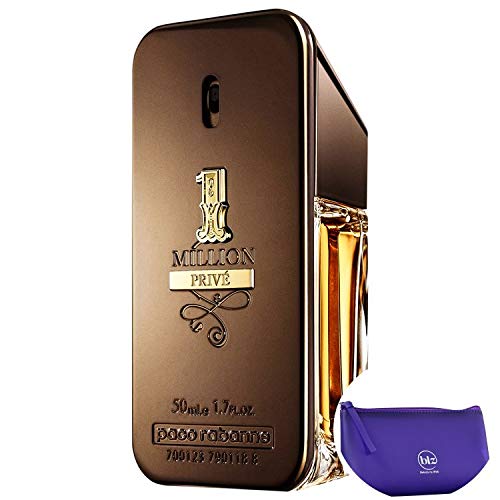 1 Million Privé Paco Rabanne Eau de Parfum - Perfume Masculino 50ml+Necessaire Roxo com Puxador