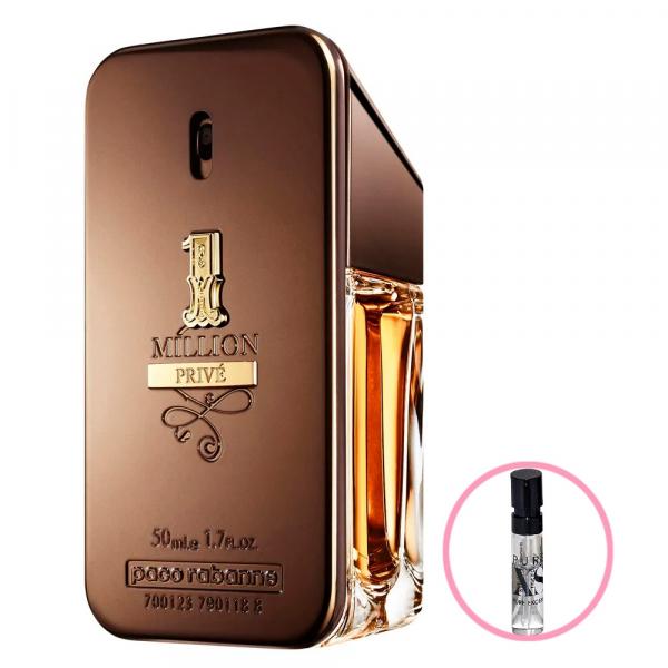 1 Million Privé Paco Rabanne - Perfume Masculino - Eau de Parfum 50ml + Flaconete Pure XS