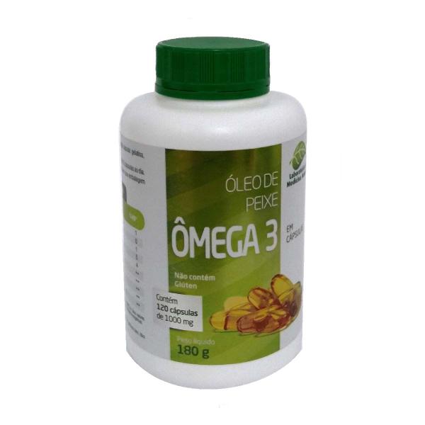 1 Óleo de Peixe Omega 3 (1g) 120 Cápsulas Medinal