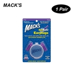 1 Pairs Anti-ruído de Mack silicone Earplugs Professional