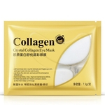 1 par de cristal Collagen Eye Mask Anti-envelhecimento Anti-papos Remover olheiras máscara hidratante Olhos