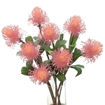 1 Pc Flor Artificial Leucospermum Cordifolium Decoração De Festa De Casamento Em Casa