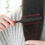 1 Pc Nylon Comb cabelo Comb Buckle em forma de pêra de cabeça redonda Comb Comb Cilindro