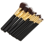 12 Pcs Maquiagem Cosmetic Blush Brush sobrancelha Foundation Pó Brushes Set