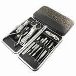 12 Pcs Manicure Set Manicure Pedicure Set corta-unhas tesoura Kit Higiene