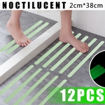 12x Noctilucent antiderrapante antiderrapante banheiro impermeável passos