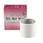 1 rolo adesivo Silk prego Protector Enrole Fiberglass Nails fita Reforçar unhas Fiber Manicure Decor Tools Nail tools