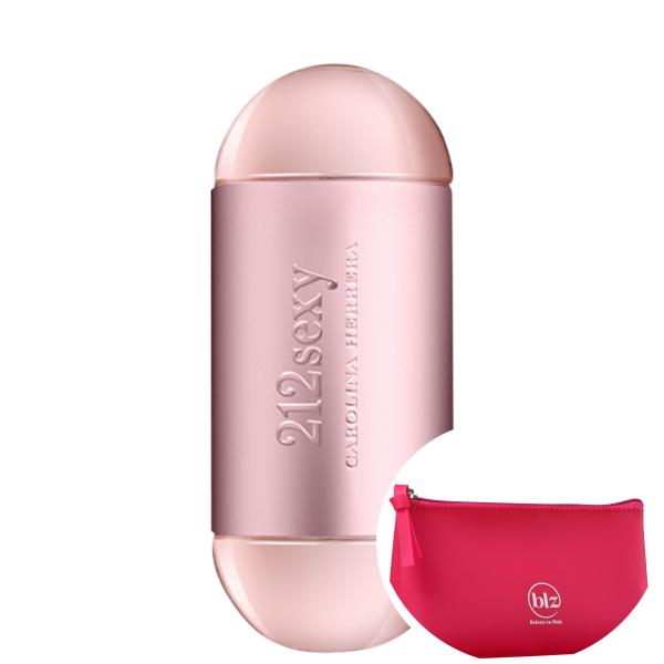 212 Sexy Carolina Herrera Eau de Parfum - Perfume Feminino 60ml + Beleza na Web Pink - Nécessaire
