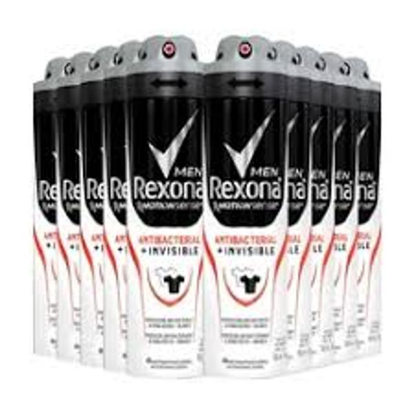12 UNIDADES Desodorante Ant Aerosol Masculino-Rexona Motion Sense Antibacterial+Invisible 150ml