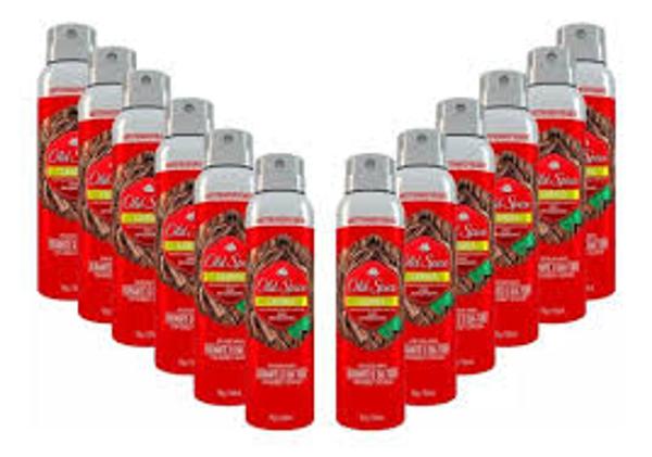 12 UNIDADES Old Spice Lenha Desodorante Aerosol 150ml