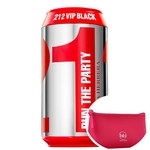 212 VIP Black Collector Carolina Herrera EDP-Perfume Masculino 100ml+Beleza na Web Pink - Nécessaire