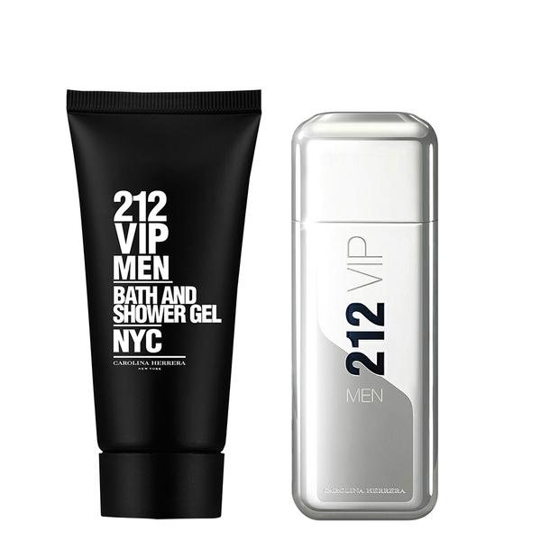 212 Vip Men Carolina Herrera - Masculino - Eau de Toilette - Perfume + Gel de Banho