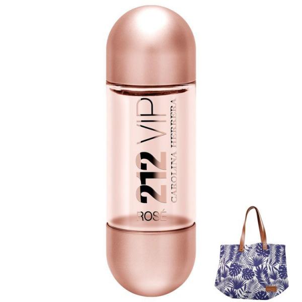 212 VIP Rosé Carolina Herrera Eau de Parfum - Perfume Feminino 30ml+Bolsa Estampada Beleza na Web
