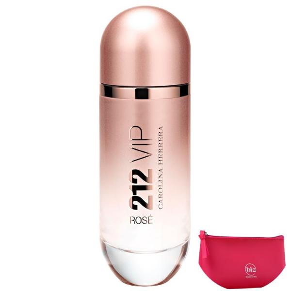 212 VIP Rosé Carolina Herrera Eau de Parfum - Perfume Feminino 125ml+Beleza na Web Pink - Nécessaire