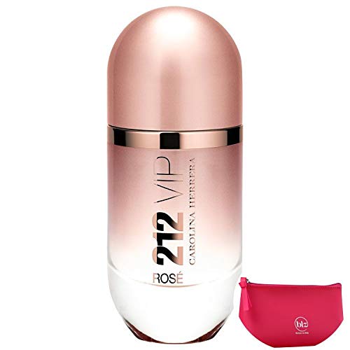 212 VIP Rosé Carolina Herrera Eau de Parfum - Perfume Feminino 80ml+Necessaire Pink com Puxador