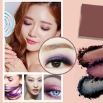 10 cores cosm¨¦tico P¨® Eyeshadow Palette Kit de maquiagem pincel de sombras