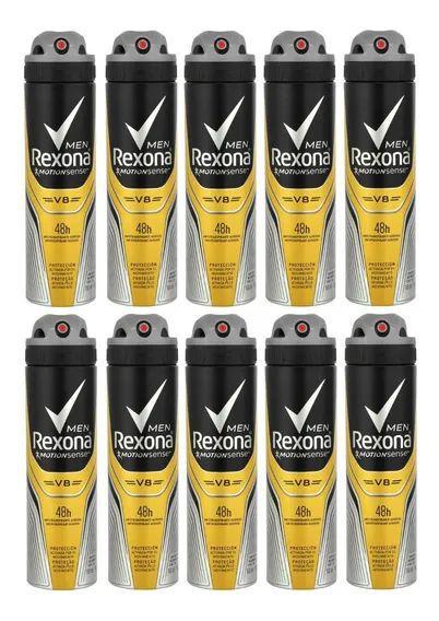 10 Desodorante Aerosol Rexona Men 150 Ml Diversos