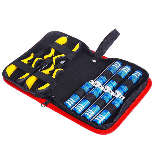 10 em 1 ferramentas de reparação Hex Chaves de fenda Alicates Kit Box Set de RC brinquedos modelo com pacote portátil