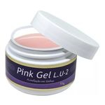 10 Gel Alongamento Rosa Piu Bella Pink Gel Lu2 33 Gramas (atacado)