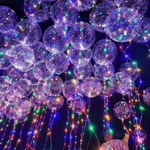 10 PCS 18 polegadas LED Flash Light balões balão de látex bonito transparente para festa de Natal casamento aniversário decorativa