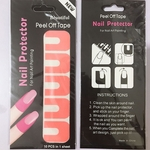 10 Pcs / saco de unhas de gel polonês Protector derramamento Art Proof prego adesivos Anti-transbordamento Clipe Dedo Skin Care ferramenta DIY