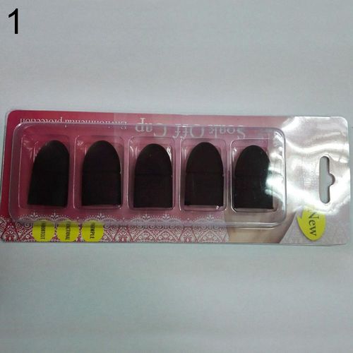 10 Pcs Silicone Nail Art Soak Off Cap Cap Set Uv Gel Polonês Remover Ferramentas