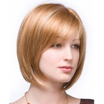 10 inches Light Brown Hair Replacement Wigs Newest Women's Fashion Beautiful Straight Hairpieces Fancy Dress Party Wig Short Bob Wigs