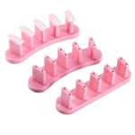 100 PCS Nail Art Removable Practice Tips Training Display Stand Holder Tools