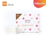 100 Pcs Xiaomi SIMFUN Makeup Remover Pads Makeup Cotton Wipe