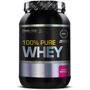 100% Pure Whey 900g - Probiótica - Morango - 900 G
