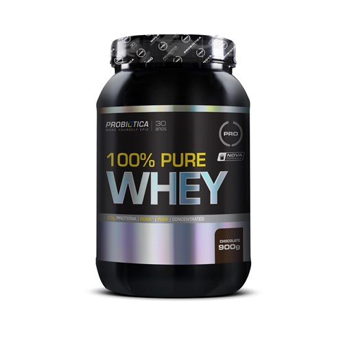 100% Pure Whey 900gr - Probiotica - Baunilha
