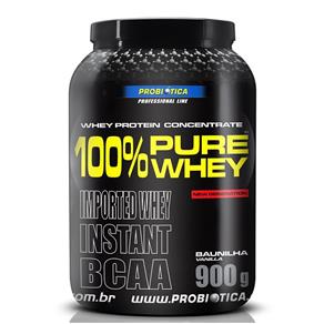 100% Pure Whey Probiótica - Sem Sabor - 900 G