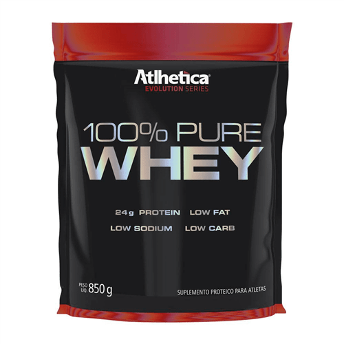 100% Pure Whey Protein - 850G - Atlhetica Nutrition - Sabor