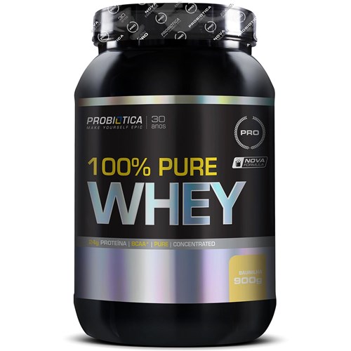 100% Pure Whey Protein 900 G - Probiótica (Baunilha)