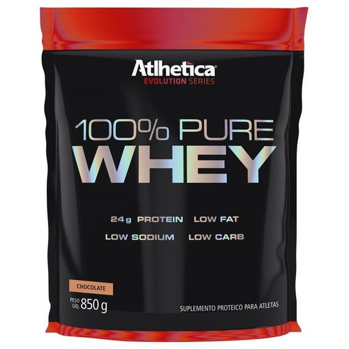 100% Pure Whey Protein Chocolate 850g - Atlhetica Nutrition