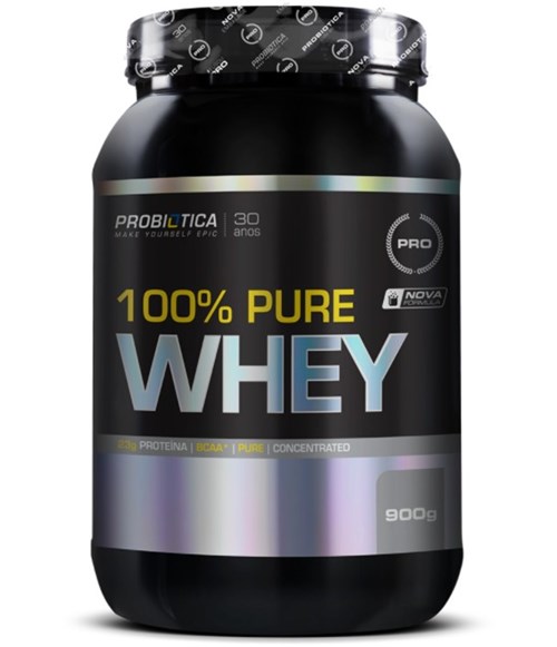 100% Pure Whey Protein Probiótica-Baunilha-900G
