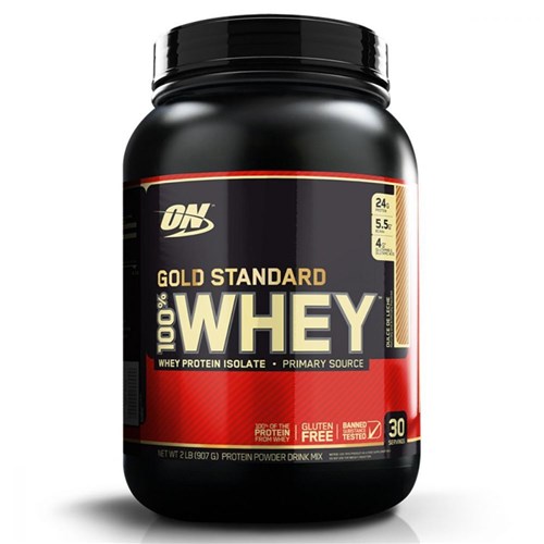 100% Whey Gold Standard 909g Optimum Nutrition Sabor Chocolate