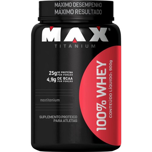 100% Whey Isolada - 900g - Max Titanium