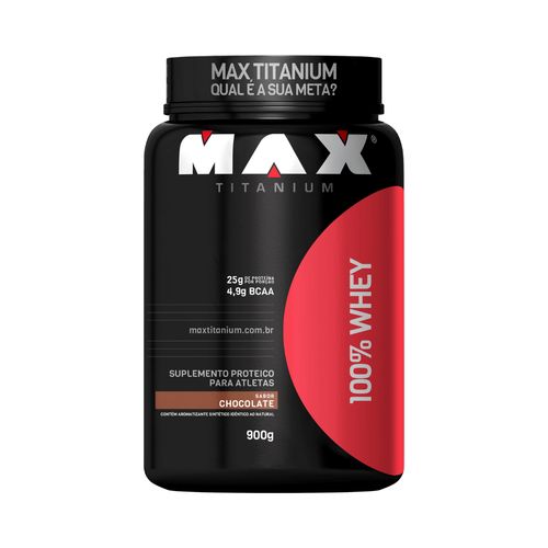 100% Whey Protein 900g - Max Titanium